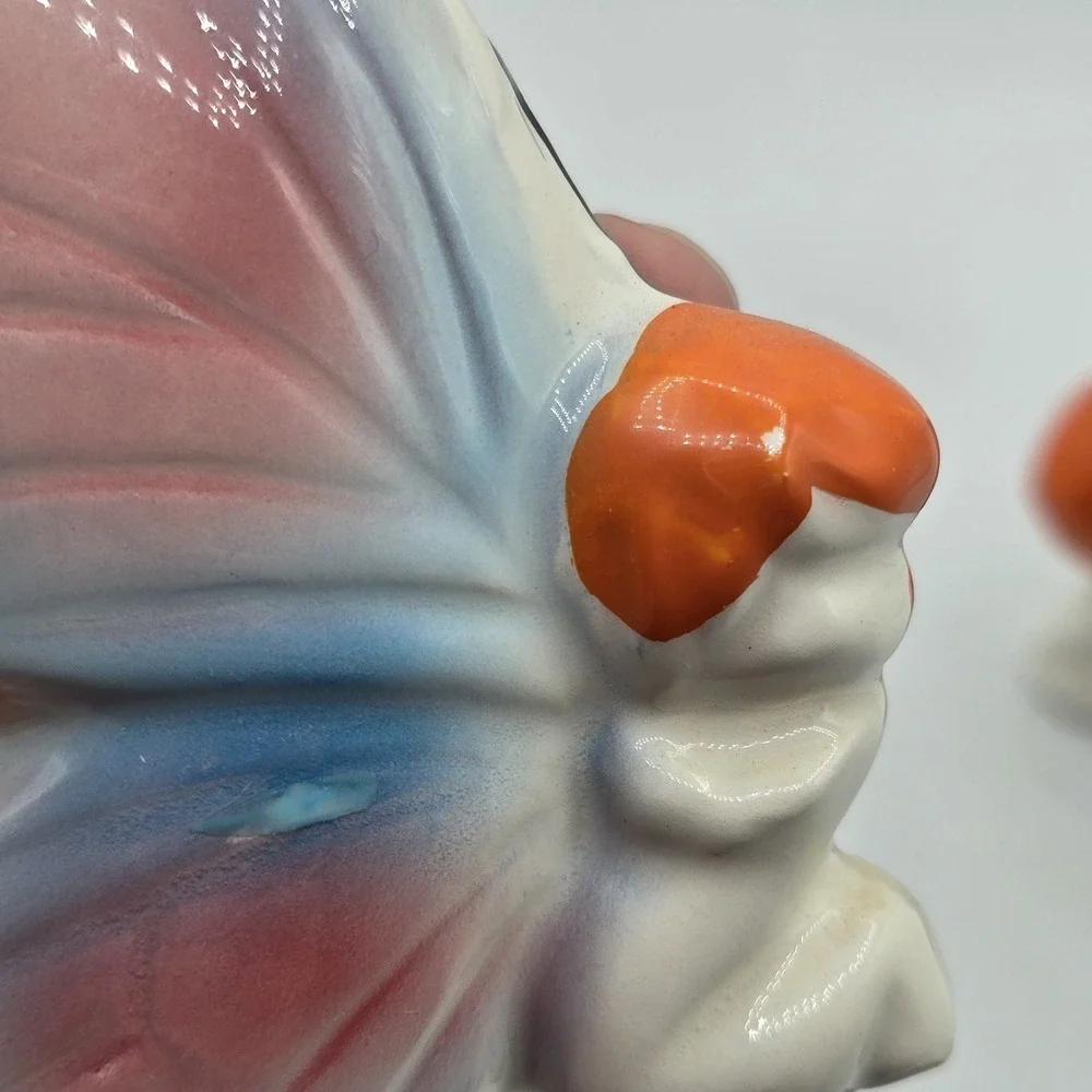 Vintage Fairy Pixie Butterfly Salt And Pepper Shakers Made In Japan
